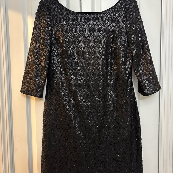 Calvin Klein Dresses & Skirts - Calvin Klein Black Sequin Lace Dress